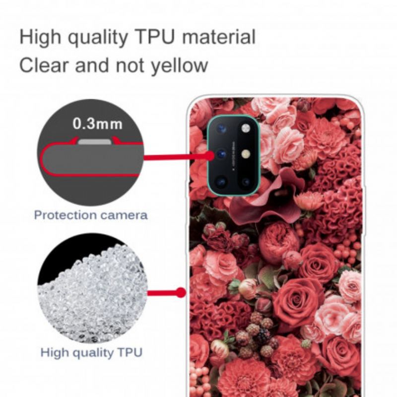 Mobilcover OnePlus 8T Intense Blomster