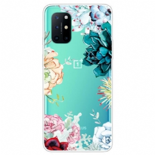 Mobilcover OnePlus 8T Sømløse Akvarelblomster