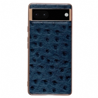 Cover Google Pixel 7 Pro Ægte Læder I Strudsstil