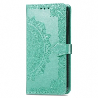 Flip Cover Google Pixel 7 Pro Med Snor Strappy Retro Mandala