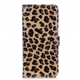 Læder Cover Google Pixel 7 Pro Leopard Hud Effekt
