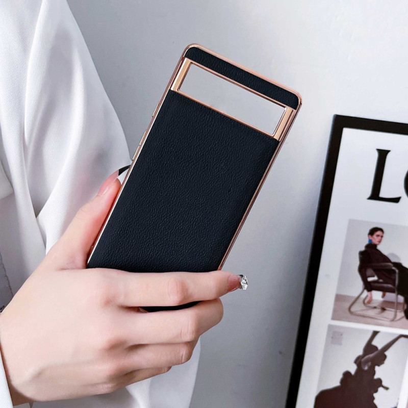 Mobilcover Google Pixel 7 Pro Ægte Læder Farve