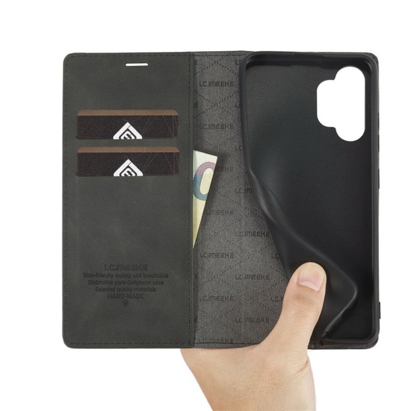 Cover Samsung Galaxy A13 Flip Cover Lc.imeeke Lædereffekt