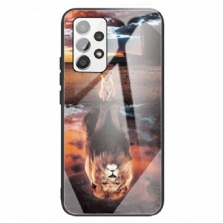Cover Samsung Galaxy A13 Lion Cub's Dream Hærdet Glas