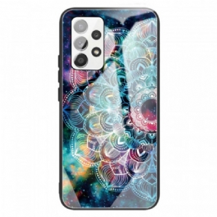 Cover Samsung Galaxy A13 Mandala Hærdet Glas