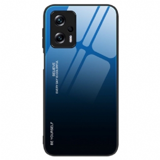 Cover Poco X4 GT Hærdet Glas Vær Dig Selv