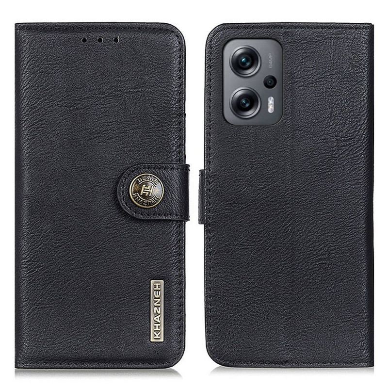 Flip Cover Poco X4 GT Imiteret Læder Retro Khazneh