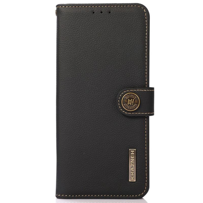 Flip Cover Poco X4 GT Khazneh Rfid Ægte Læder