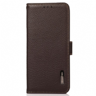 Flip Cover Poco X4 GT Litchi Læder Khazneh Rfid