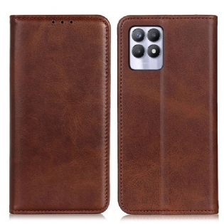 Cover Realme 8i Flip Cover Elegance Split Læder