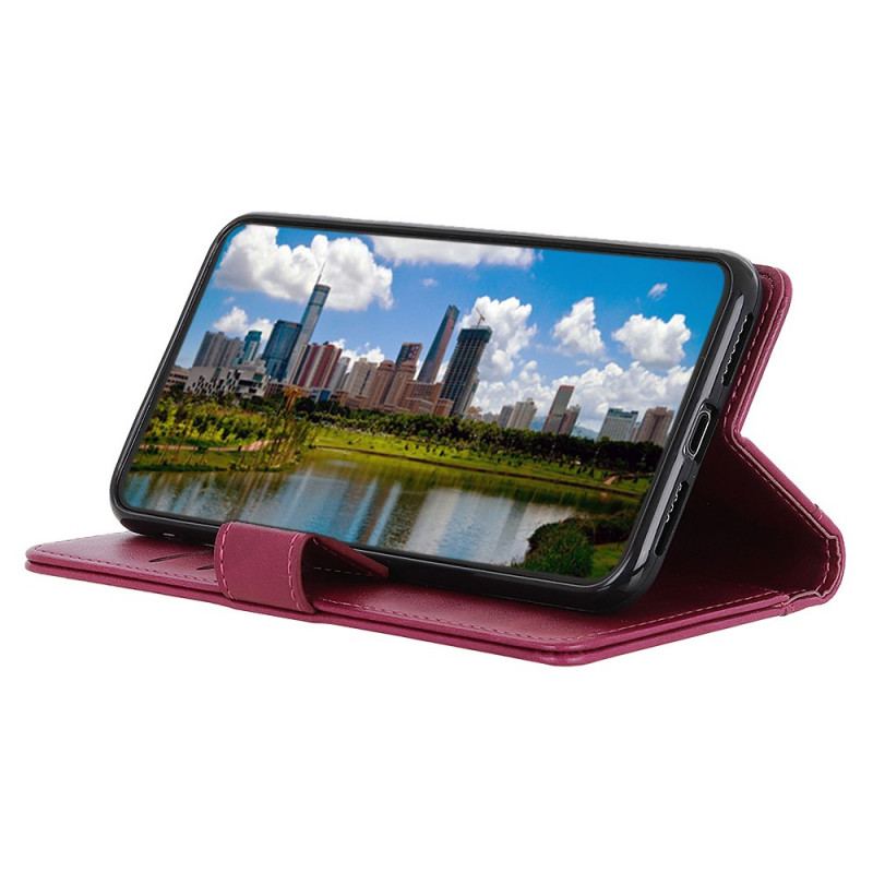 Flip Cover Realme 8i Farvet Version Split Læder