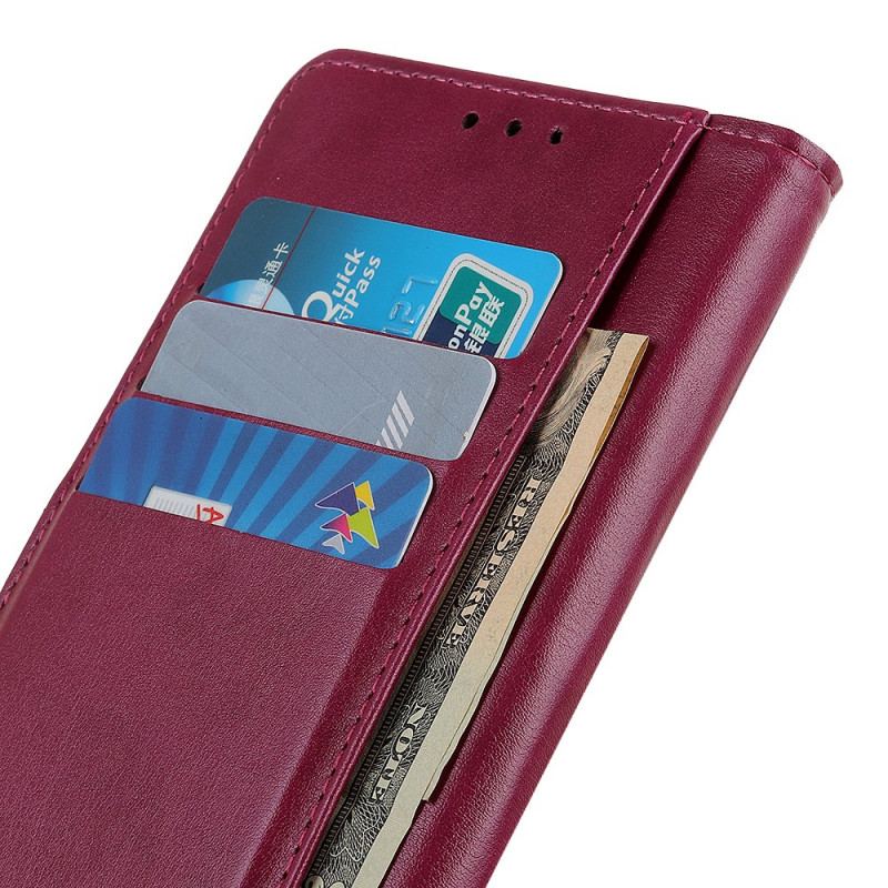 Flip Cover Realme 8i Farvet Version Split Læder