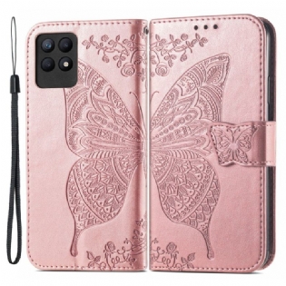 Flip Cover Realme 8i Halve Sommerfugle