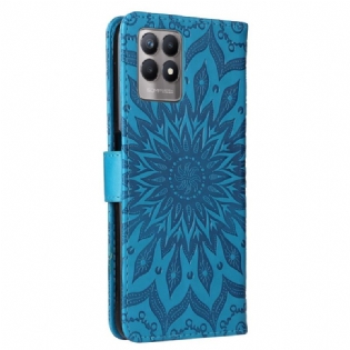 Flip Cover Realme 8i Solblomst