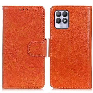 Flip Cover Realme 8i Split Nappa Læder