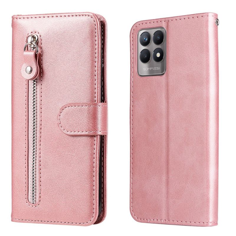 Flip Cover Realme 8i Vintage Møntpung
