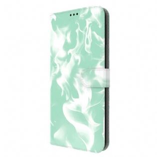 Flip Cover Oppo Find X3 Neo Abstrakt Mønster