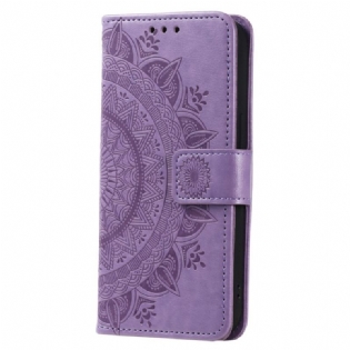 Flip Cover Motorola Edge 40 Pro Mandala Sun Med Snor