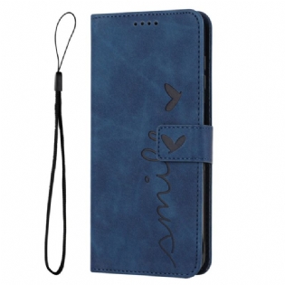 Flip Cover Motorola Edge 40 Pro Smil Med Snor
