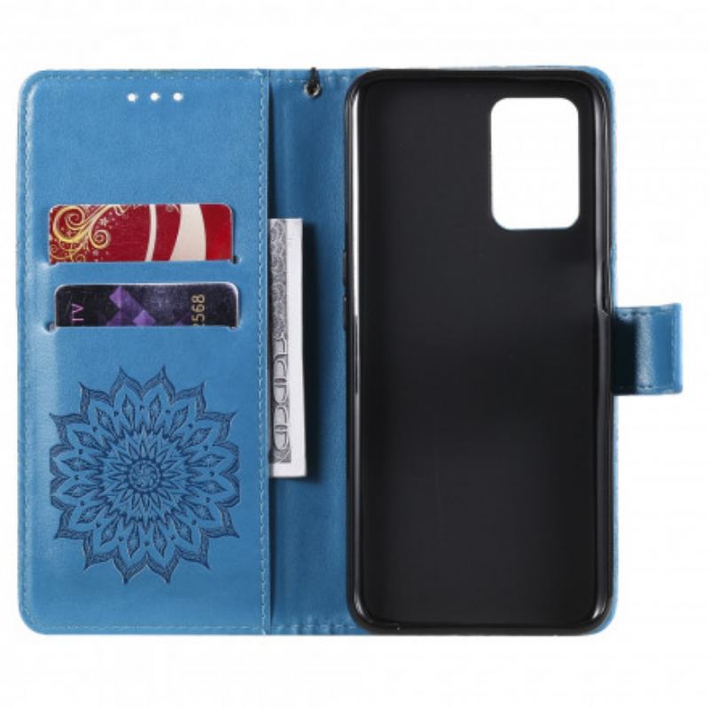 Flip Cover Realme 8 5G Solblomst