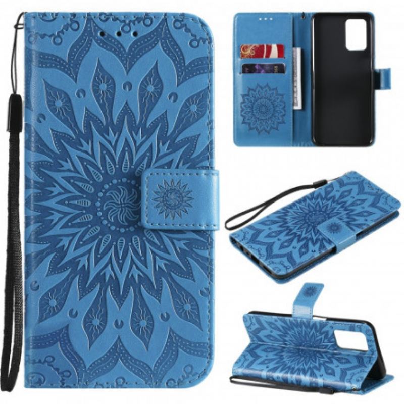 Flip Cover Realme 8 5G Solblomst