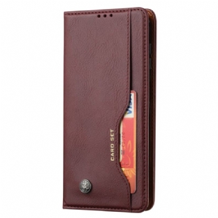 Cover Samsung Galaxy A34 5G Flip Cover Kortholder I Imiteret Læder