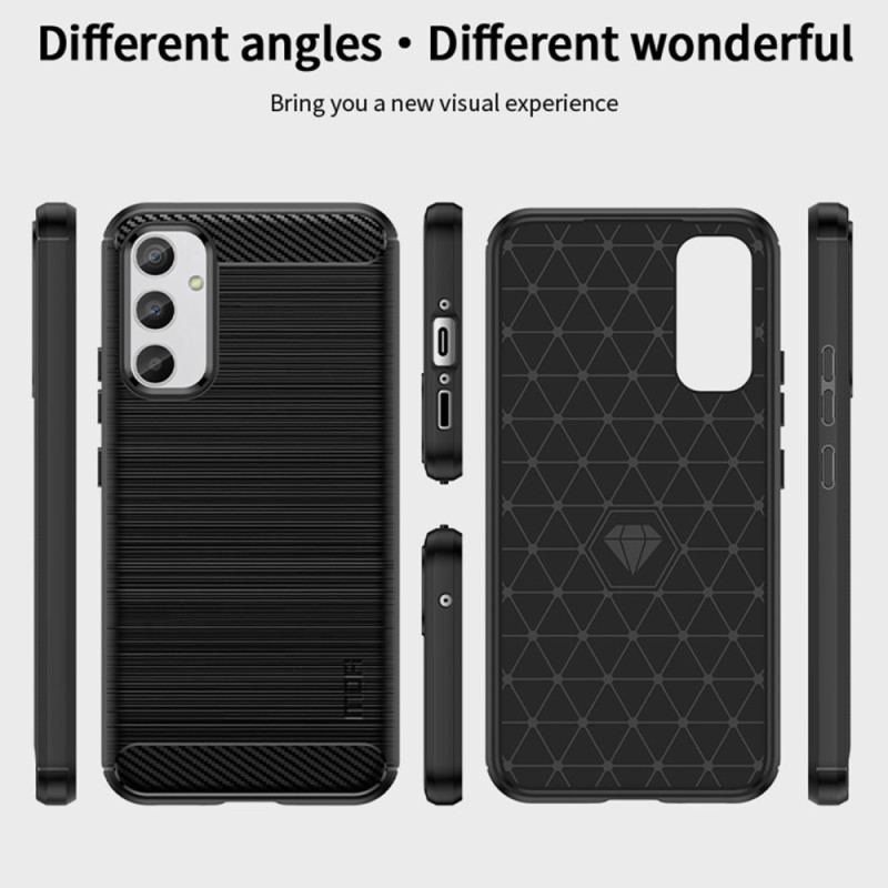Cover Samsung Galaxy A34 5G Mofi Børstet Kulfiber