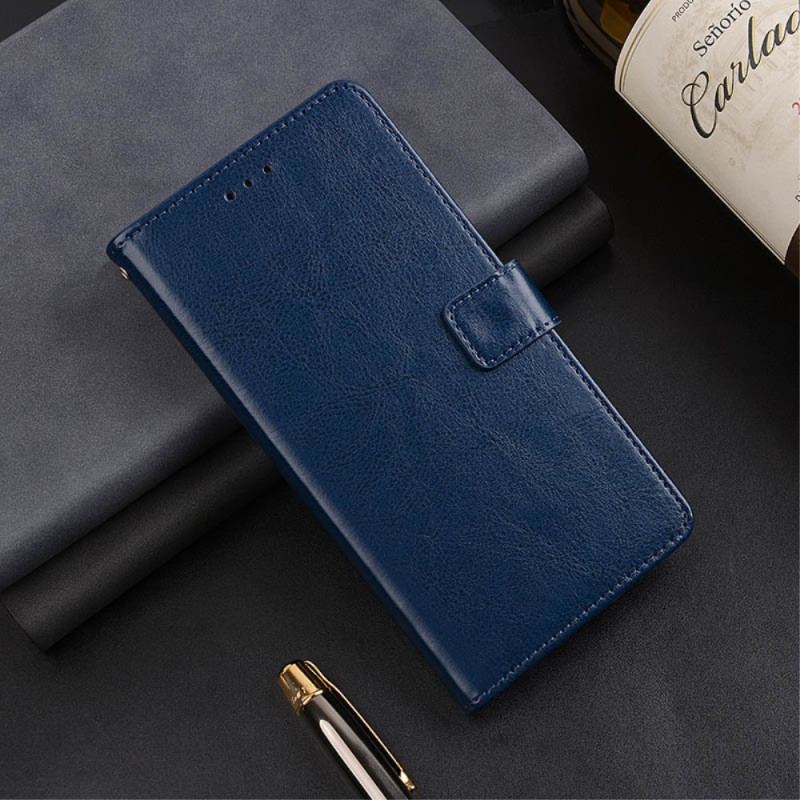 Flip Cover Samsung Galaxy A34 5G Imiteret Læder Idewei