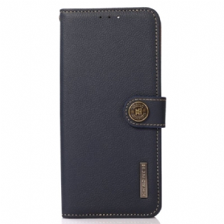 Flip Cover Samsung Galaxy A34 5G Khazneh Rfid Ægte Læder