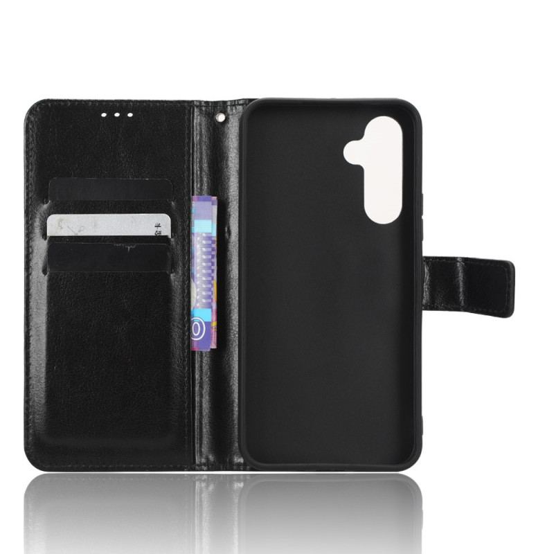Flip Cover Samsung Galaxy A34 5G Prangende Kunstlæder
