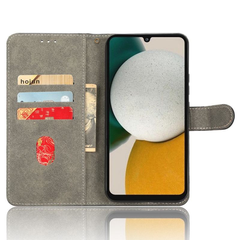 Flip Cover Samsung Galaxy A34 5G Rfid Vintage Effekt