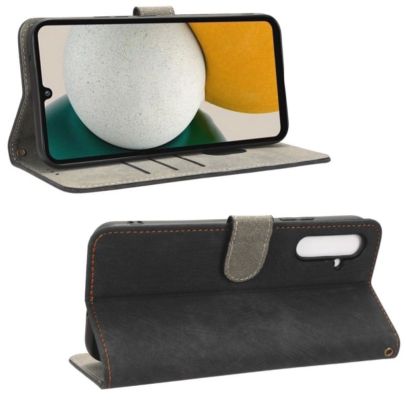 Flip Cover Samsung Galaxy A34 5G Rfid Vintage Effekt