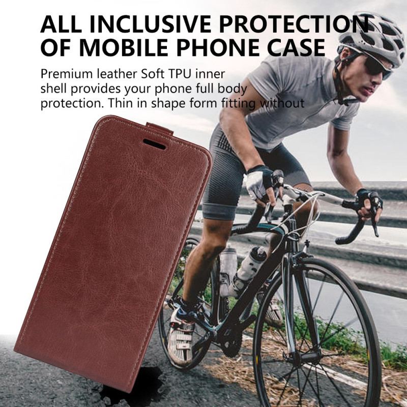 Læder Cover Samsung Galaxy A34 5G Flip Cover Lodret Klap