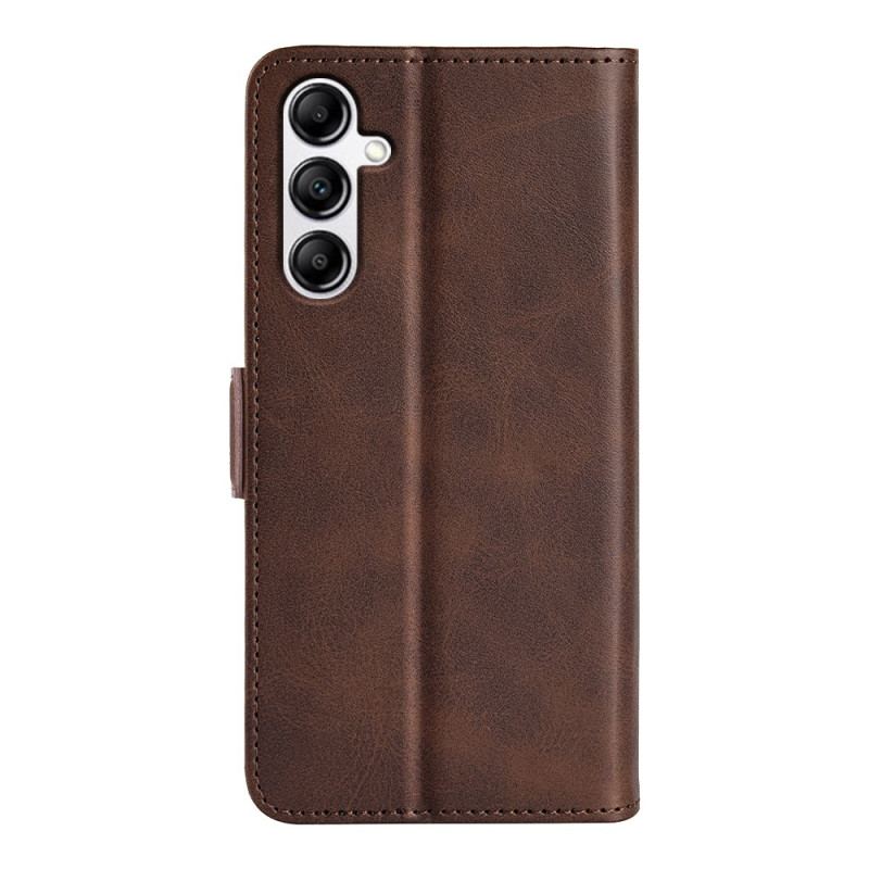 Læder Cover Samsung Galaxy A34 5G Klassisk Dobbeltlås