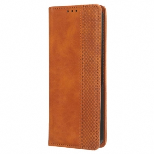 Læder Cover Samsung Galaxy Z Fold 5 Telefon Etui Retro