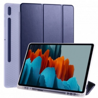 Cover Samsung Galaxy Tab S8 Plus / Tab S7 Plus Silikone Og Kunstlæder