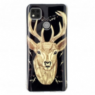 Cover Xiaomi Redmi 9C Fluorescerende Majestic Deer