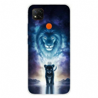 Mobilcover Xiaomi Redmi 9C Løveunge