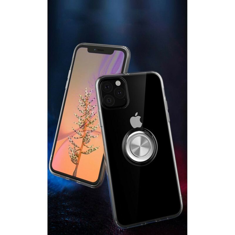 Cover iPhone 11 Pro Max Gennemsigtig Med Ring-support