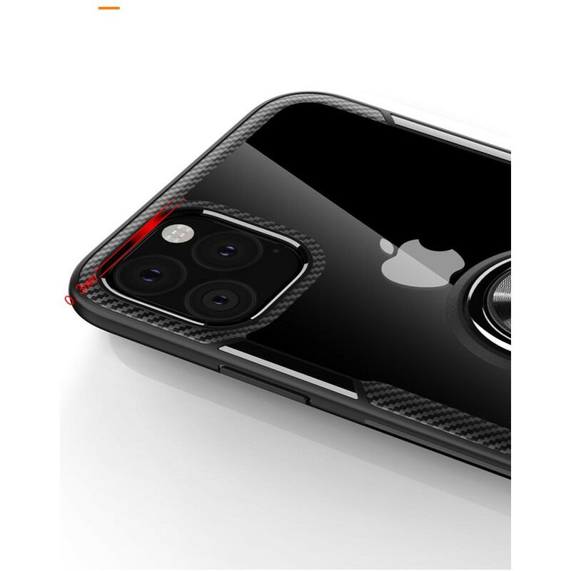 Cover iPhone 11 Pro Max Ring-støttekanter Metaleffekt
