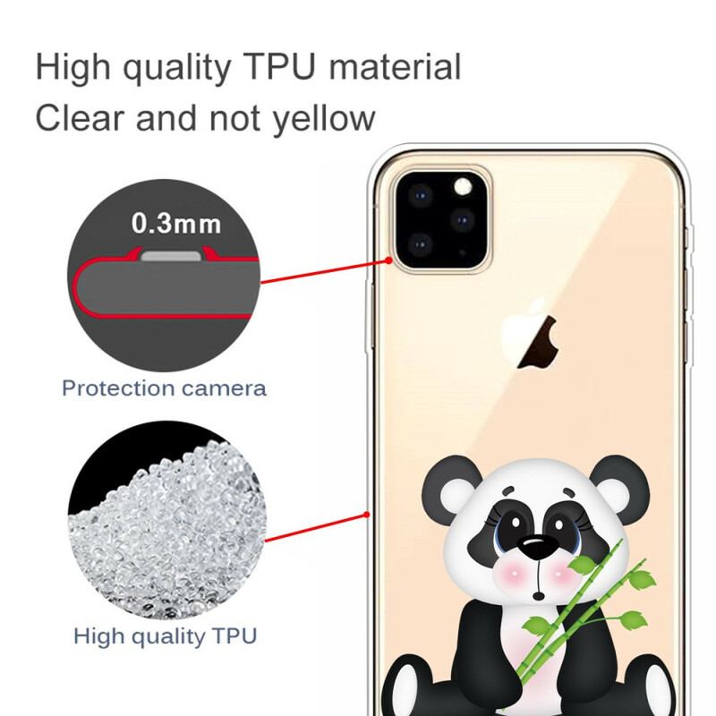 Cover iPhone 11 Pro Max Sømløs Sad Panda