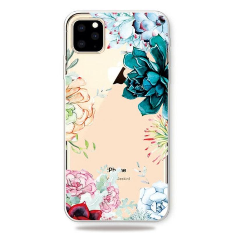 Cover iPhone 11 Pro Max Sømløse Akvarelblomster
