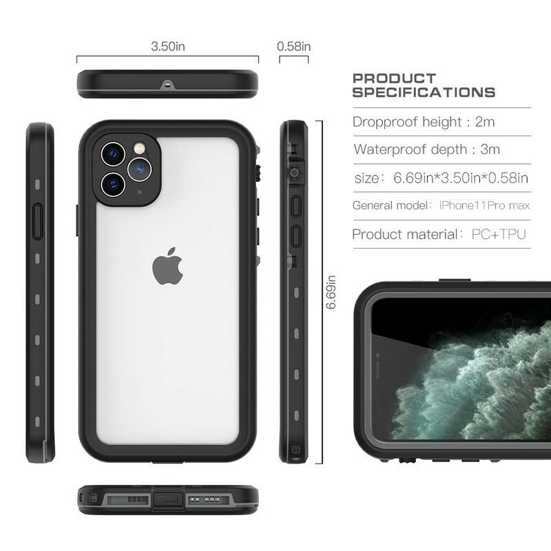 Cover iPhone 11 Pro Max Vandtæt Redpepper