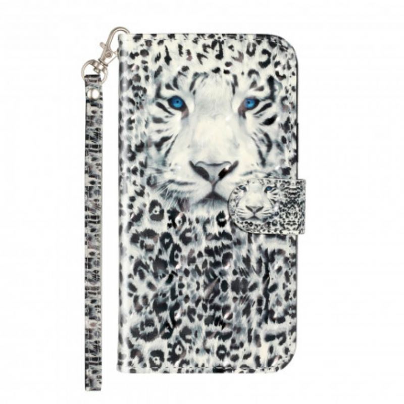 Flip Cover iPhone 11 Pro Max Med Snor Tiger Light Strap Spotlights