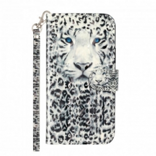 Flip Cover iPhone 11 Pro Max Med Snor Tiger Light Strap Spotlights