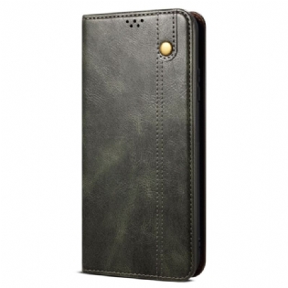 Cover Xiaomi Redmi Note 12 5G Flip Cover Voksbehandlet Kunstlæder