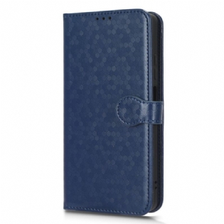 Flip Cover Xiaomi Redmi Note 12 5G Med Snor 3d Mønster Strappy