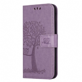 Flip Cover Moto G73 5G Ugletræ
