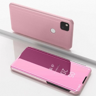 Cover Google Pixel 4A Spejl Og Kunstlæder
