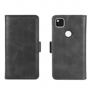 Flip Cover Google Pixel 4A Læder Cover Dobbelt Klap
